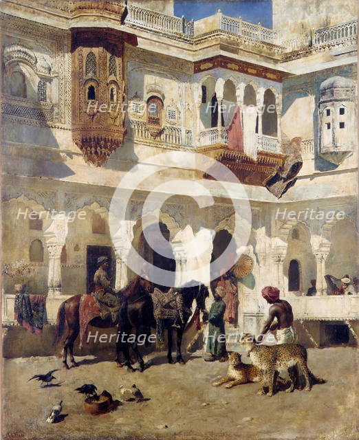 The Rajah Starting on a Hunt, ca. 1885. Creator: Edwin Lord Weeks.