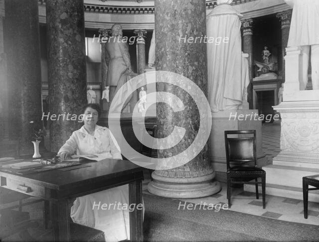 U.S. Capitol - Ladies' Reception Room, 1917. Creator: Harris & Ewing.