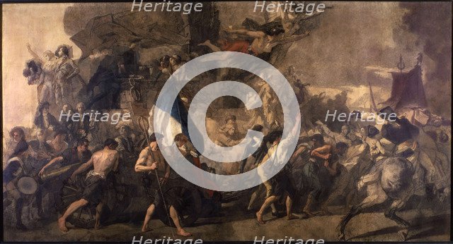 L'Enrôlement des volontaires de 1792 (The Departure of the Volunteers of 1792), 1848-1852.