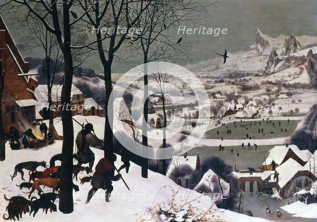 'Hunters in the Snow, February', 1565. Artist: Pieter Bruegel the Elder