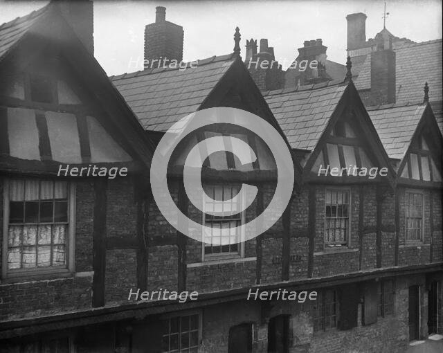 Terrace houses possibly Bournemouth, England, 1900. Creator: Robert Augustus Henry L'Estrange.