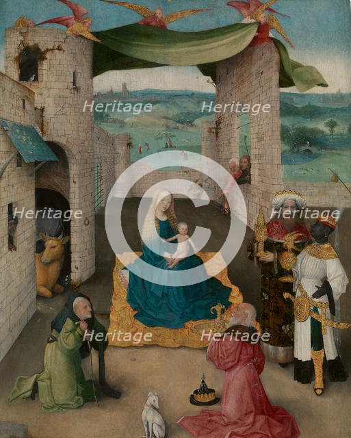 The Adoration of the Magi, ca. 1475. Creator: Hieronymus Bosch.