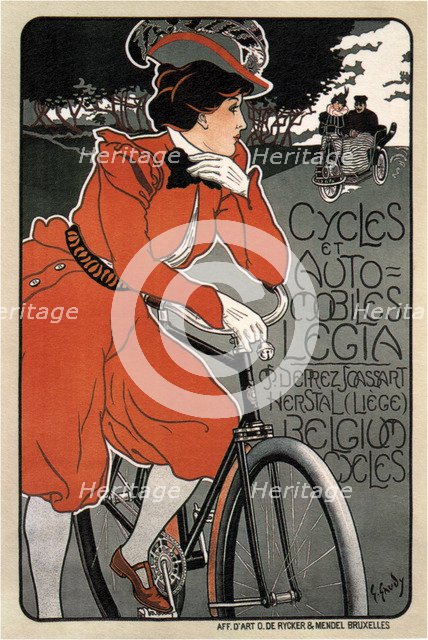 Cycles Automobiles Legia, 1898. Artist: Gaudy, Georges (1872-1940)