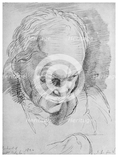 William Blake, English mystic, poet, artist and engraver, 19th century (1956). Creator: Unknown.