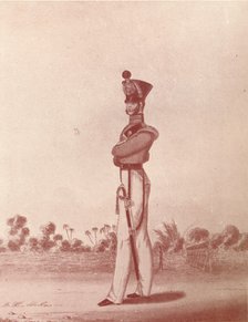 'Officers of the Madras Army (Light Infantry)', c1837-1843, (1909). Artist: William Hunsley.