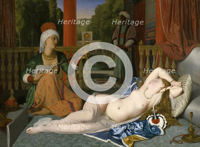 Odalisque, 1842. Creator: Jean-Auguste-Dominique Ingres.