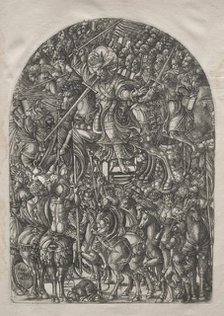 The Apocalypse: Christ Mounted on a White Horse, 1546-1556. Creator: Jean Duvet (French, 1485-1561).