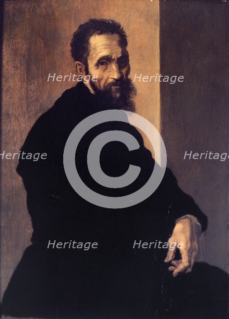 Portrait of Michelangelo Buonarroti.