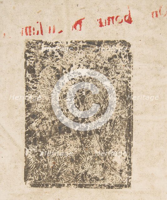 St. Sebastian (Schr. 2858a), 15th century., 15th century. Creator: Anon.