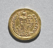 Solidus of Theodosius I the Great (reverse), c. 383-388. Creator: Unknown.