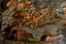 The Fall of the Giants (Sala dei Giganti), 1536. Artist: Romano, Giulio (1499-1546)