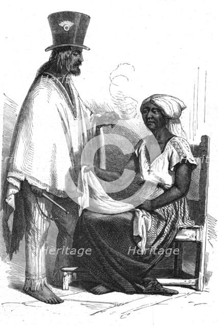 ''Market people--on the Parana; A visit to Paraguay during the war', 1875. Creator: Unknown.