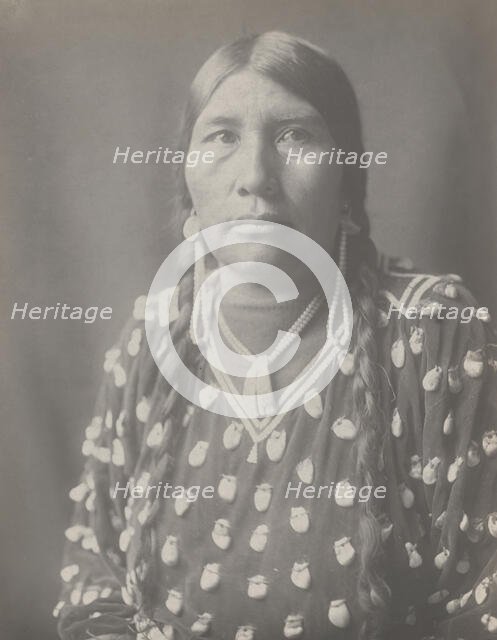 Her Horse Kills, 1908. Creator: Edward Sheriff Curtis.