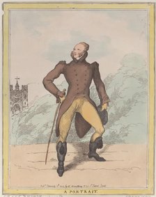 A Portrait (Lord Petersham), January 10, 1812., January 10, 1812. Creator: Thomas Rowlandson.
