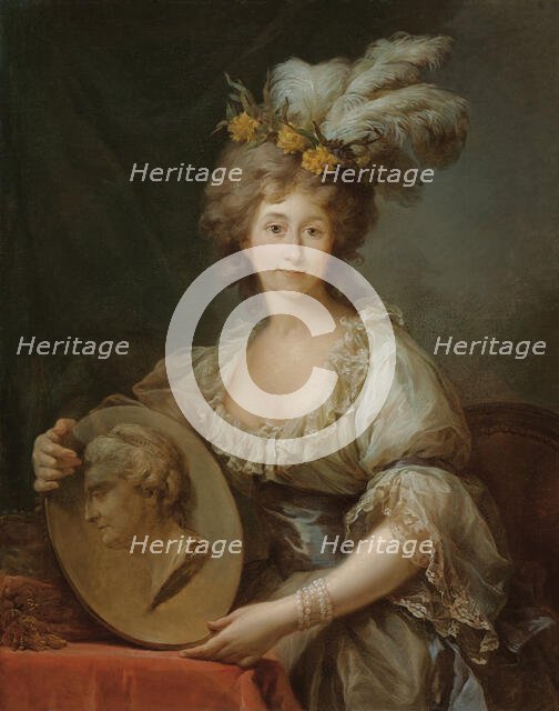 Duchess Dorothea of Courland, née Countess von Medem (1761-1821) , Late 18th century. Creator: Bacciarelli, Marcello (1731-1818).