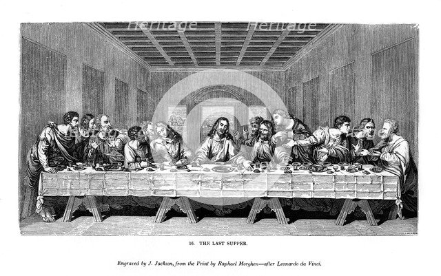 The Last Supper, 1843. Artist: J Jackson