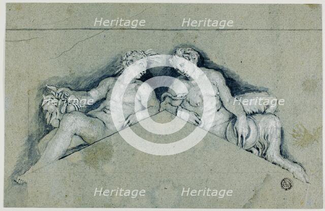 Overdoor with Allegorical Male Figure, 17th century. Creator: Paolo Veronese.