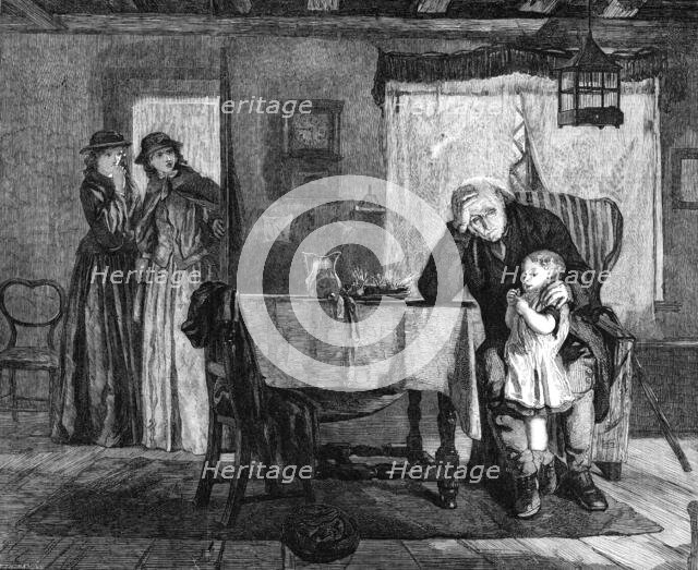 "Scene from Tennyson's 'Dora'", by A. H. Burr, 1864. Creator: W Thomas.