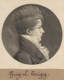 Guy L. Trigg, 1808. Creator: Charles Balthazar Julien Févret de Saint-Mémin.