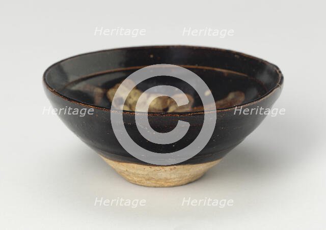 Bowl with Winding Strokes, Southern Song or Yuan dynasty, 12th/14th century. Creator: Unknown.