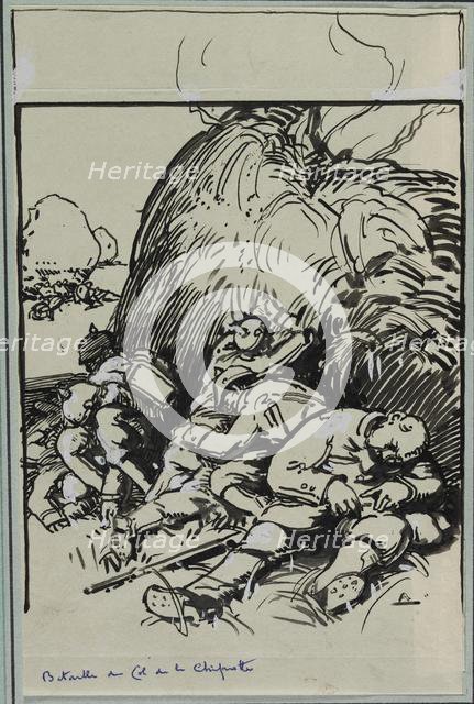 Bataille du Col de la Chiprotte, 1914. Creator: Auguste Louis Lepère (French, 1849-1918).