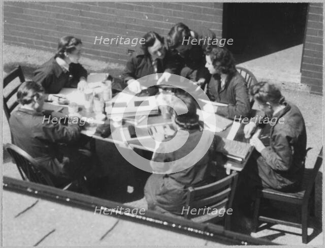 Royal Air Force No. 2 School of Photography, Palatine Road, Blackpool, 1942-1943. Creator: Barnet Saidman.