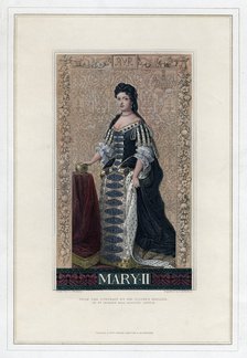 Mary II, Queen of England, Scotland and Ireland.Artist: R Anderson