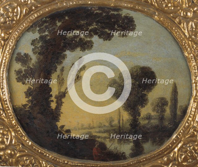 Calm Water with Trees, c17th century. Creator: Unknown.