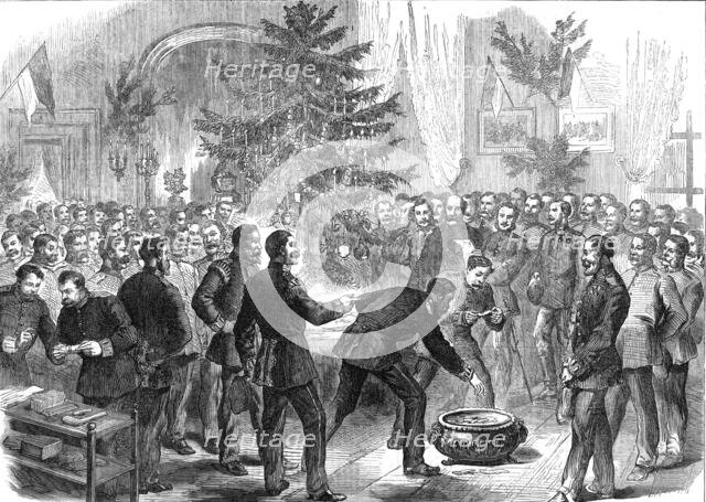 The Germans' Christmas Eve in France, 1871. Creator: Unknown.