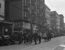 Regular Sunday meeting, Salvation Army, San Francisco, California, 1939. Creator: Dorothea Lange.