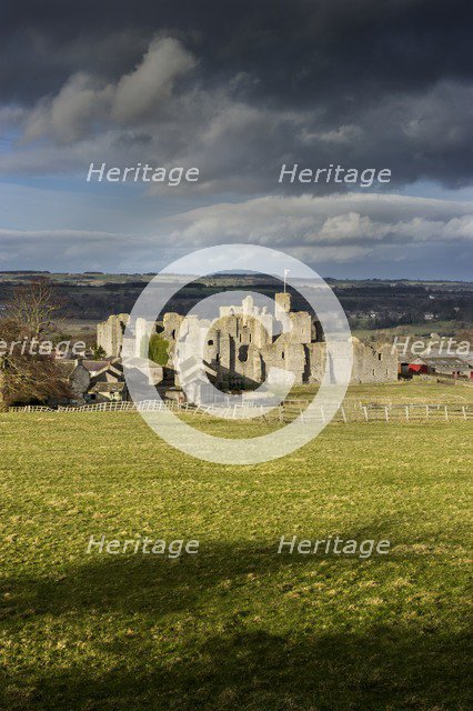 Middleham Castle, North Yorkshire, c1980-c2018. Creator: Alun Bull.