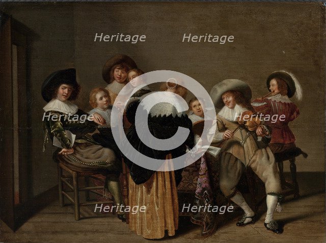 A Musical Party. Artist: Hals, Dirck (1591-1656)