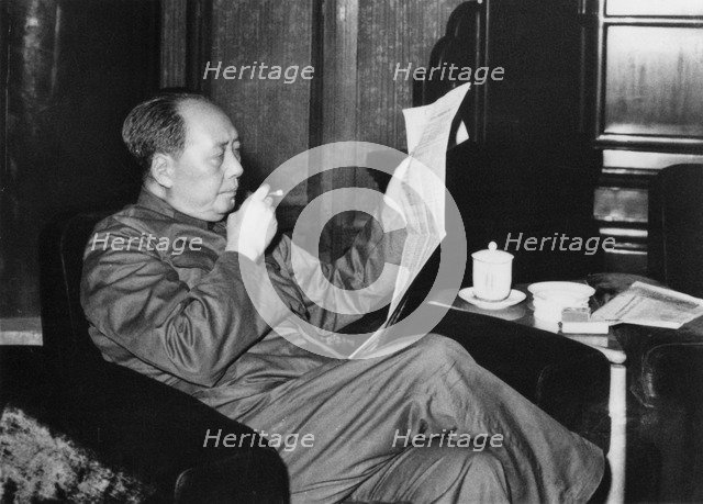 Mao Zedong, Chinese Communist revolutionary and leader, c1960s(?). Artist: Unknown