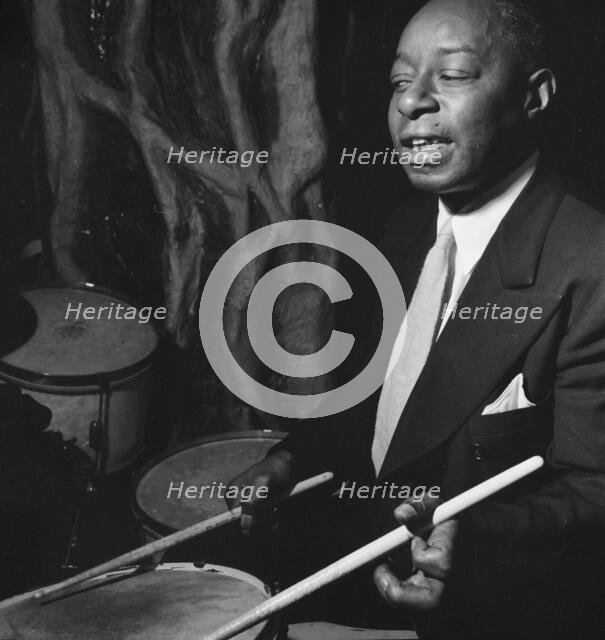 Portrait of Baby Dodds, Ole South, New York, N.Y., ca. Dec. 1946. Creator: William Paul Gottlieb.