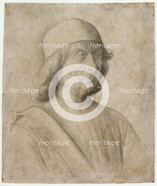 Self-portrait, c 1497. Creator: Bellini, Gentile (ca. 1429-1507).