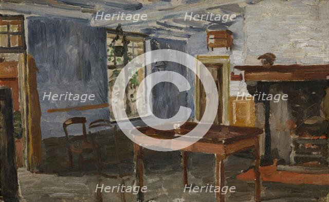 The Blue Tavern, c1860-1900. Creator: Constantin Emile Meunier.