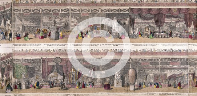 Great Exhibition, Crystal Palace, Hyde Park, London, 1851. Artist: Anon