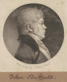 John Duffield, 1802. Creator: Charles Balthazar Julien Févret de Saint-Mémin.