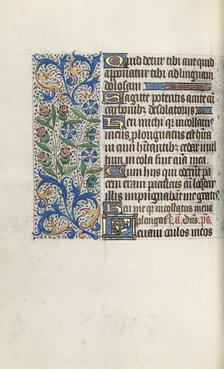 Book of Hours (Use of Rouen): fol. 104v, c. 1470. Creator: Master of the Geneva Latini (French, active Rouen, 1460-80).