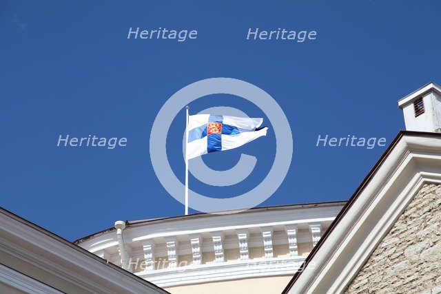 Flag, Tallin, Estonia, 2011. Artist: Sheldon Marshall