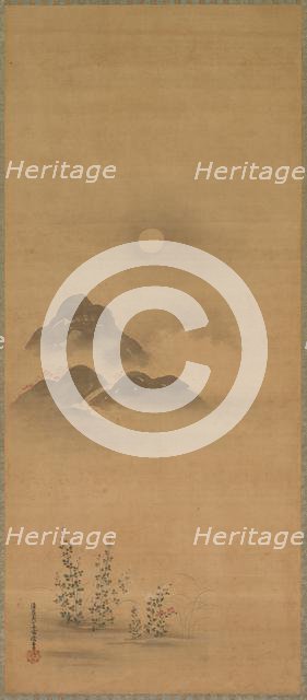 Autumn Landscape, 17th century. Creator: Yukinobu Kiyohara (Japanese, 1643-1682).