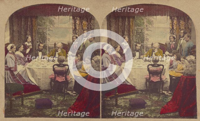 Morning Devotions, about 1865. Creator: Alfred Silvester.