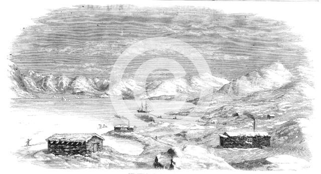 Lead Mine and Cryolite, in Arksul Ford, 1856.  Creator: H. Crane.