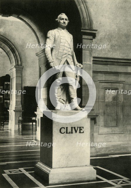'Statue of Lord Clive', 1925. Creator: Unknown.