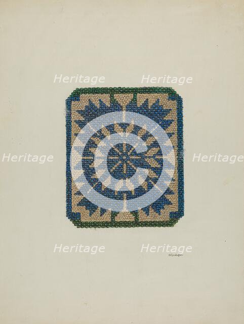 Coverlet (Section), c. 1941. Creator: Cornelius Christoffels.