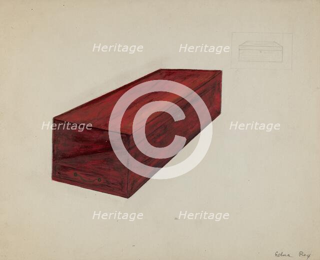 Lap Desk, 1935/1942. Creator: Edna C. Rex.