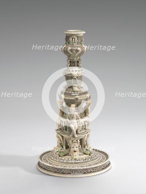 Candlestick, c. 1547/1559. Creator: Unknown.
