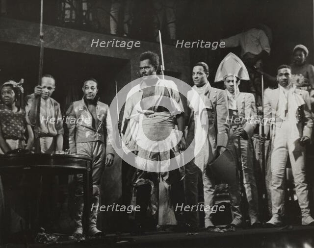 Rex Ingram with Ripped Shirt, 1938. Creator: Unknown.