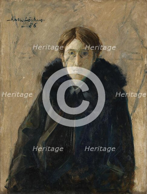 Portrait of the Actor B. K., 1886. Creator: Kalle Lochen.