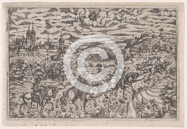 The Abduction of Hieronymus Paumgartner, ca. 1545. Creator: Mathias Zundt.